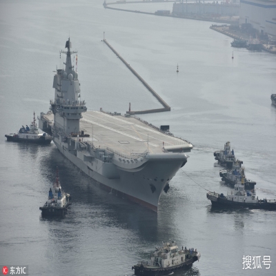 國產航母今天駛入臺灣海峽